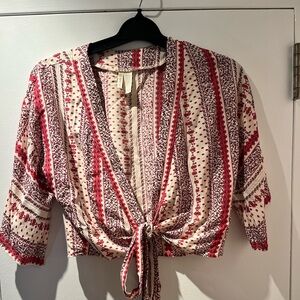 Beautiful Boho tie shrug